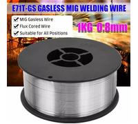 Fil de Soudure Fourré à Flux Acier Sans Gaz Auto-blindé E71T-GS 0.8mm 1kg MIG Universel Pour Tous Azimuts