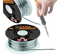 Rosfix Fil de Soudure Sn63Pb37 1 mm 200g - Alliage 63/37 avec 2% Flux | Température 183-190°C | Pour Électronique, LED, Réparation | Bobine de Soudure Professionnelle