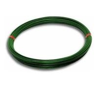 fil de tension - acier plastifié - l 50 m - diametre extérieur : 2,7 mm - vert Vert G