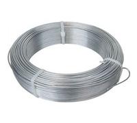 Fil de tension en acier galvanisé pour grillage ou autre - 50 m x 2.7mm Ø - Gris - Linxor