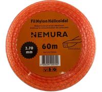 Fil Débroussailleuse Hélicoïdal Silencieux L: 60m, Ø: 2,70mm