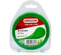 Fil débroussailleuse Rond Nylon Vert ø2.0mm/15m Oregon 69-356-GR Fil de coupe simple et efficace : nylon de haute qualité pour une