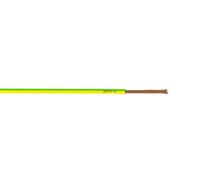 Fil électrique 1.5 mm² h07vu L.5 m, vert / jaune