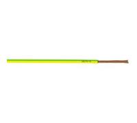 Fil électrique 1.5 mm² h07vu L.5 m, vert / jaune Vert G