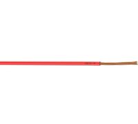 Fil électrique 10 mm² h07vr, à la coupe, rouge