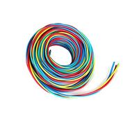 Fil électrique 2.5 mm² h07vu L.10 m, rouge/vert - jaune/bleu