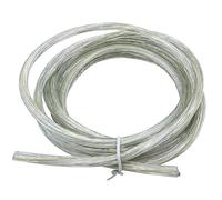 Fil électrique/3 Core Ronde PVC Cuivre de Câble Haute Résistance à la Température Câble d'alimentation 3 x 0,75 mm² Twin et Câble de Terre - 5 Metre Longueur de Coupe Flexible Câble Transparent