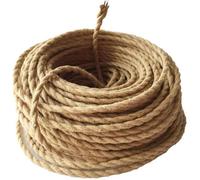 Fil électrique corde vintage 10m -Nosheir- Cuivre recouvert tressé pour lampe suspendue DIY