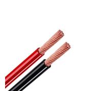Fil électrique flexible, Câbles d'alimentation multiconducteurs rigides en cuivre pur PVC, 2 AWG et 8, 220 V, fil souple rouge noir, sections 10 mm², 16, 25 35