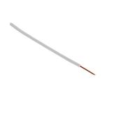 Zenitech - Fil électrique H07V-U 1,5mm² blanc - 100m Blanc G