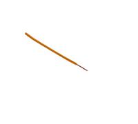 Zenitech Câble électrique H07V-U 1,5 mm² rigide PVC orange 10 m