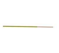 Fil électrique rigide H07VU 1,5mm² Vert/Jaune - Touret de 25m