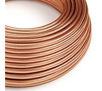 Fil Électrique Rond Gaine De Cuivre 100% couleur Cuivre - 1 Mètre, 3x0.75