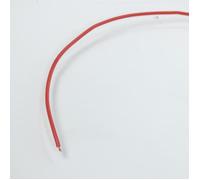Fil électrique rouge multibrin 12/10 1mm² x 1m pour faisceau auto moto cyclo