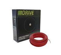 fil electrique souple boite de 50 metres de section 1.5 mm² rouge -