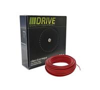 fil electrique souple boite de 50 metres de section 1 mm² rouge -
