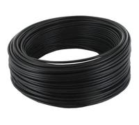 Fil électrique Souple De Couleur Noir. Section 1,5mm² - L: 50m.