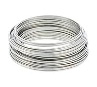 Fil en Acier Inoxydable 304 de 3 mm - Solide et Nu - Fil d'Arrimage en Fer Doux - Antirouille