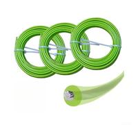 Fil en acier renforcé pour débroussailleuse - Fil en nylon de qualité professionnelle pour brosse épaisse - Convient aux rouleaux de 4 x 5 m de taille 2,4 mm (4 paquets de 2,4 mm x 5 m)