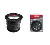 Fil en étoile Oregon Nylium pour coupe-bordures et débroussailleuses, cinq arêtes & Lighting Load - Tête de Coupe avec Avance par Frappe au Sol