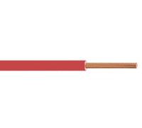 Fil électrique 1.5 mm² h07vu, en couronne de 100M rouge