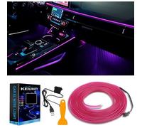 Fil LED Voiture Interieur Bande LED Voiture Interieur USB LED Interieur Voiture Lumiere Voiture Interieur Violet 5 m Violet