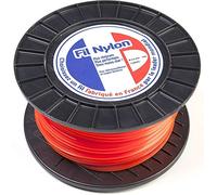 Fil nylon 4 mm x 50 m carré orange bobine - Pièce neuve