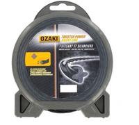 Fil nylon hélicoïdal OZAKI TWISTED POWER SILENT LINE, Ø: 2,4mm, L: 88m