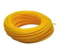 Toolland Fil pour coupe-bordure, nylon, jaune, 2 mm, 25 m