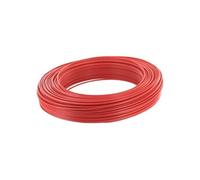 AJA Video Systems – Fil rigide HO7 V-R 16 mm² rouge 1 m