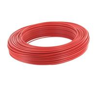Fil rigide HO7 V-U - 1,5mm² - Rouge - 100m - Monoconducteur