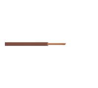 Fil rigide HO7V-U - 1,5 mm² - 10 m - marron DEBFLEX