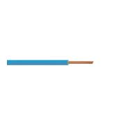Fil rigide HO7V-U - 1,5 mm² - 5 m - bleu DEBFLEX