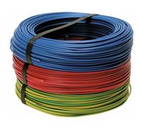 Fil rigide HO7V-U - couronne de 100 m - 2,5 mm² - rouge BRICOZOR