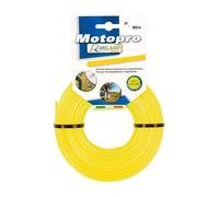 Fil rond diam.2,4 mm x 50m jaune "MOTOPRO