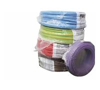 Fil souple HO5V-K - liaisons soumises aux vibrations et déformations - 100 m - 0,75 mm² - bleu BRICOZOR