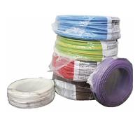 Fil souple HO7V-K - liaisons soumises aux vibrations et déformations - 100 m - 2,5 mm² - bleu BRICOZOR