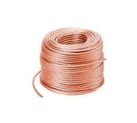 Fil tressé en cuivre pur | Câble de mise à la terre multicolore 7 mm 8 mm(Gold,25#Diameter:7mm)
