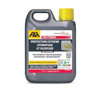 FILA Solutions FOB XTREME Hydrofuge Oléofuge Pierre Marbre Granit - 1L | Bouclier respirant haute performance qui bloque l'absorption des taches huileuses et grasses, intérieur et extérieur