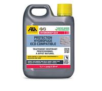 FILA Solutions HYDROREP ECO Hydrofuge Pierre Ciment Briques - 1L | Formule concentrée anti-humidité pour terre cuite, briques de parement, enduit, tuf et agglomérés. Aspect inchangé