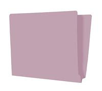 File King Lot de 100 chemises colorées avec onglet latéral complet violet