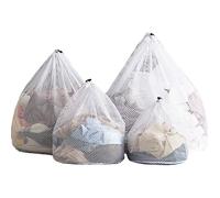 Filet à Linge,4PCS Filet Linge Machine à Laver,Sacs à Linge Sac Machine à Laver,Sac de Lavage en Maille avec Corde,4 tailles
