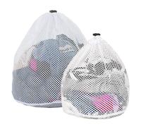 Filet à linge pour sac à linge, sac à linge, sac de lavage, petit et grand, avec bloqueur de cordon 40 x 50 cm, 30 x 40 cm