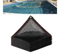 Filet Anti-Feuilles Piscine Rectangle,Bâche de Protection Piscines Enterrée et Hors-Sol, Couverture Piscine de Hivernage pour Extérieur avec Oeillets métalliques(3x5m(10 * 16.4ft))