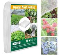 Filet Anti-Insecte de Protection 3X15M pour Potager et Jardin - Maille Fine avec Arceaux Serre
