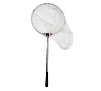 Filet anti-insectes et anti-papillons, profondeur du filet : 91 cm, manche extensible jusqu'à 150 cm .
