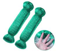 Filet Anti Oiseaux, 2pcs 4 * 10m Vert Jardin Oiseau Filet de pour Plante Filet de Protection,Protéger Les Plantes,Maille de 15 mm