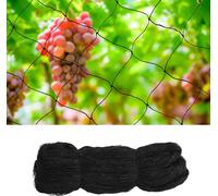 Filet anti oiseaux - Filet de jardin - 30,48 m x 15,24 m - Filet nylon robuste - Protège les arbres fruitiers, les plantes et les légumes - Noir