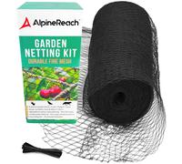 Filet anti-oiseaux - Filet tissé - 2 x 20 m - Noir - Réutilisable avec attaches