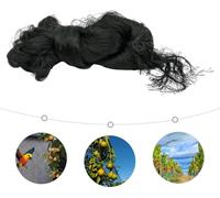 Filet Anti-Oiseaux - Nylon Filet Anti-Oiseaux/Jardin - Protection des Plantes Pour Jardin Et Culture - Pour Poulailler/Volerie - Résistant à la Déchirure - Noir
